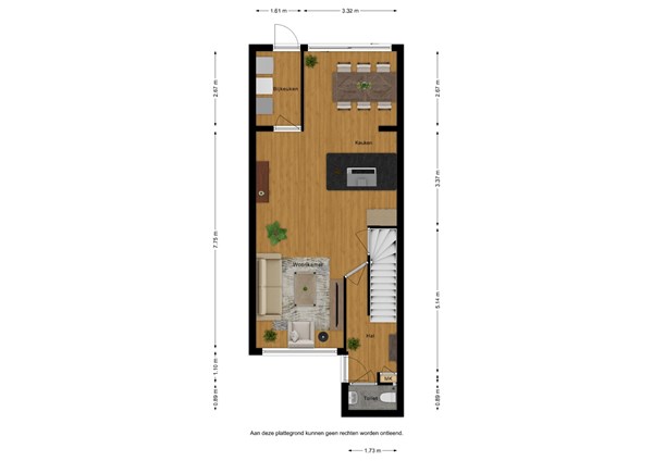 Floorplan - J.F. de Millianostraat 32, 4511 HM Breskens